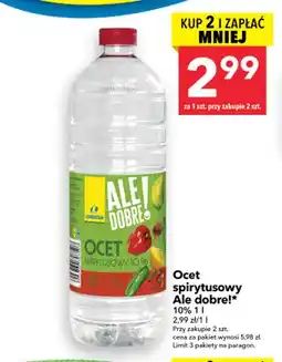 Lewiatan Ocet spirytusowy 10% Ale Dobre! oferta