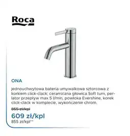 Blu Bateria umywalkowa sztorcowa Roca Ona chrom oferta