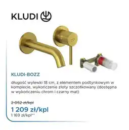 Blu Bateria umywalkowa podtynkowa Kludi Bozz oferta
