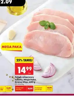 Biedronka Schab wieprzowy kotlety Mega Paka Kraina Mięs oferta