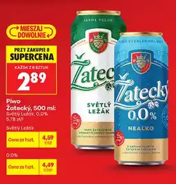 Biedronka Piwo Žatecký Světlý Ležák oferta