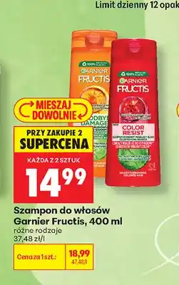 Biedronka Szampon do włosów Garnier Fructis Color Resist oferta