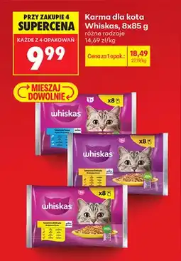 Biedronka Karma dla kota Whiskas 8-pak oferta
