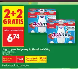 Biedronka Jogurt probiotyczny Danone Actimel 6-pak oferta