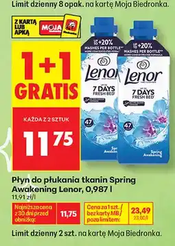 Biedronka Płyn do płukania tkanin Lenor Spring Awakening oferta