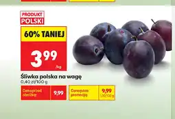 Biedronka Śliwki polskie na wagę oferta
