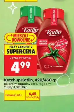 Biedronka Ketchup Kotlin łagodny oferta