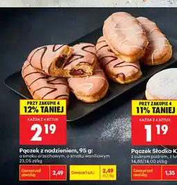 Biedronka Pączek z nadzieniem o smaku waniliowym oferta