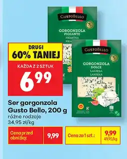 Biedronka Ser gorgonzola dolce Gusto Bello oferta
