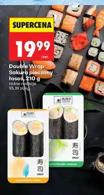 Biedronka Double Wrap Sakura łosoś pieczony i awokado oferta