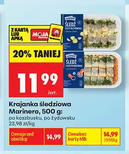 Biedronka Krajanka śledziowa po żydowsku Marinero oferta