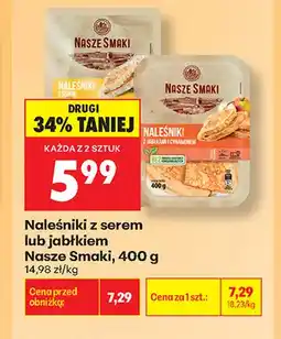 Biedronka Naleśniki z serem Nasze Smaki oferta