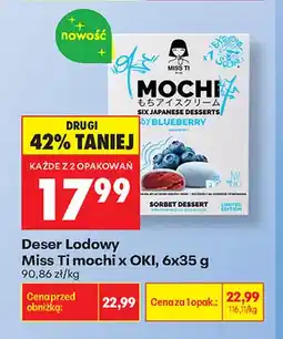 Biedronka Deser lodowy Miss Ti mochi x OKI 6-pak oferta