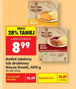 Biedronka Kotlet drobiowy Nasze Smaki oferta