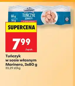 Biedronka Tuńczyk w sosie własnym Marinero 3-pak oferta