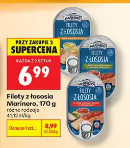 Biedronka Filety z łososia w sosie pomidorowym z zielonym pieprzem Marinero oferta