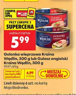 Biedronka Gulasz angielski Kraina Wędlin oferta