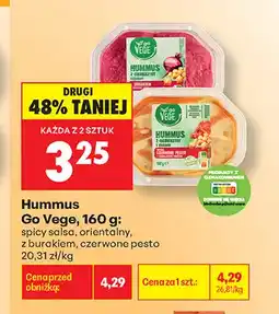 Biedronka Hummus z burakiem Go Vege oferta