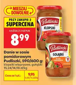Biedronka Klopsiki wieprzowe w sosie pomidorowym Pudliszki oferta