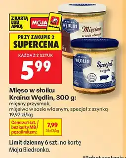 Biedronka Specjał z szynką Kraina Wędlin oferta