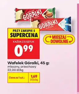 Biedronka Wafelek orzechowy Góralki oferta