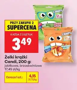 Biedronka Żelki krążki jabłkowe Candi oferta