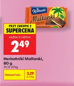 Biedronka Herbatniki Krakuski Maltanki oferta