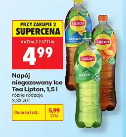 Biedronka Napój niegazowany Ice Tea Lipton Peach oferta