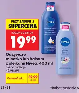 Biedronka Mleczko do ciała odżywcze Nivea Rich Nourishing oferta