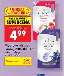 Biedronka Mydło w płynie Linda malina oferta