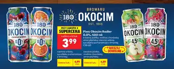 Biedronka Piwo bezalkoholowe Okocim Radler sycylijska pomarańcza z limonką oferta