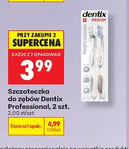 Biedronka Szczoteczka do zębów Dentix Professional 2-pak oferta