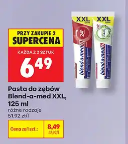 Biedronka Pasta do zębów Blend-a-med 24h XXL oferta