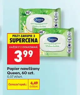 Biedronka Papier nawilżany Queen oferta