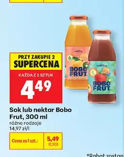Biedronka Nektar Bobo Frut oferta