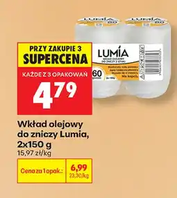 Biedronka Wkład olejowy do zniczy Lumia 2-pak oferta