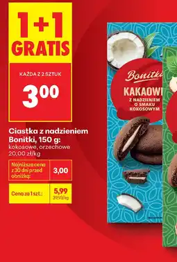 Biedronka Ciastka z nadzieniem Bonitki oferta
