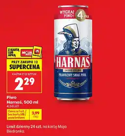 Biedronka Piwo Harnaś oferta