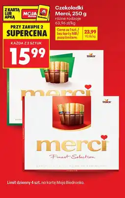 Biedronka Czekoladki Merci oferta
