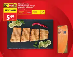Biedronka Filet z łososia atlantyckiego, porcja rodzinna, Marinero oferta