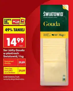 Biedronka Ser żółty Gouda oferta