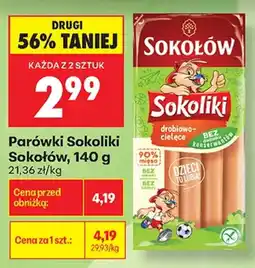 Biedronka Parówki Sokoliki Sokolów oferta