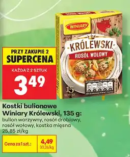 Biedronka Kostki bulionowe Winiary Królewski oferta