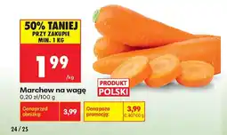 Biedronka Marchew na wagę oferta