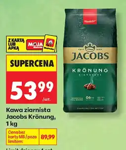 Biedronka Kawa ziarnista Jacobs Krönung oferta