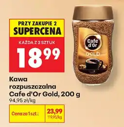 Biedronka Kawa rozpuszczalna Cafe d'Or Gold oferta