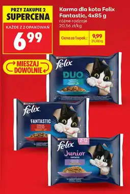Biedronka Karma dla kota Felix Fantastic oferta