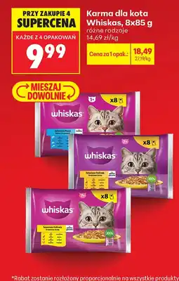 Biedronka Karma dla kota Whiskas oferta