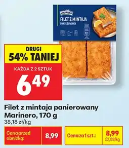 Biedronka Filet z mintaja panierowany Marinero oferta