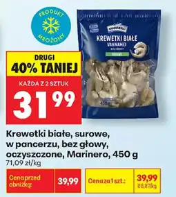 Biedronka Krewetki białe, surowe, w pancerzu, bez głowy, oczyszczone, Marinero oferta